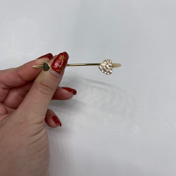 Heart Rhinestone Bangle - Picture 4 of 4